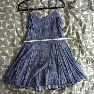 Aeropostale Flowy Blue Patterned Dress